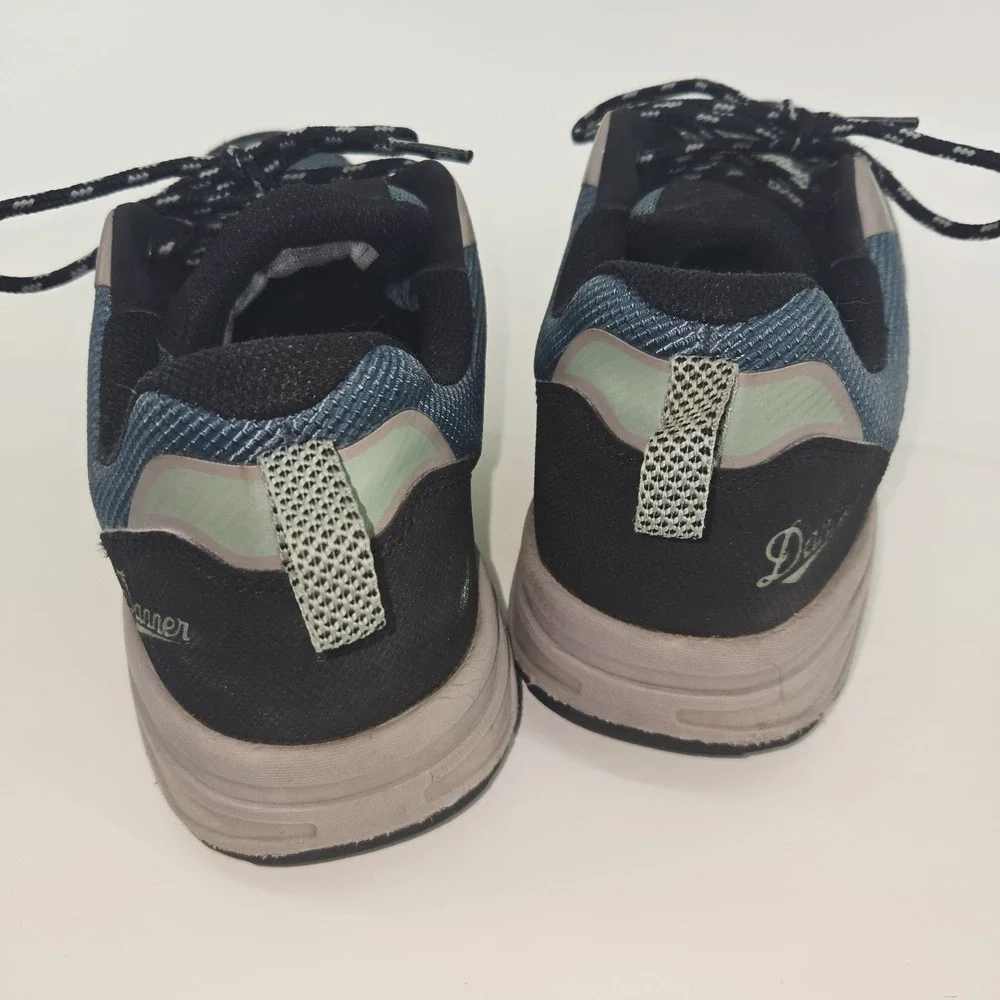 Danner Run Time Composite Toe Sneakers, Black Gray Teal Women's 10 M